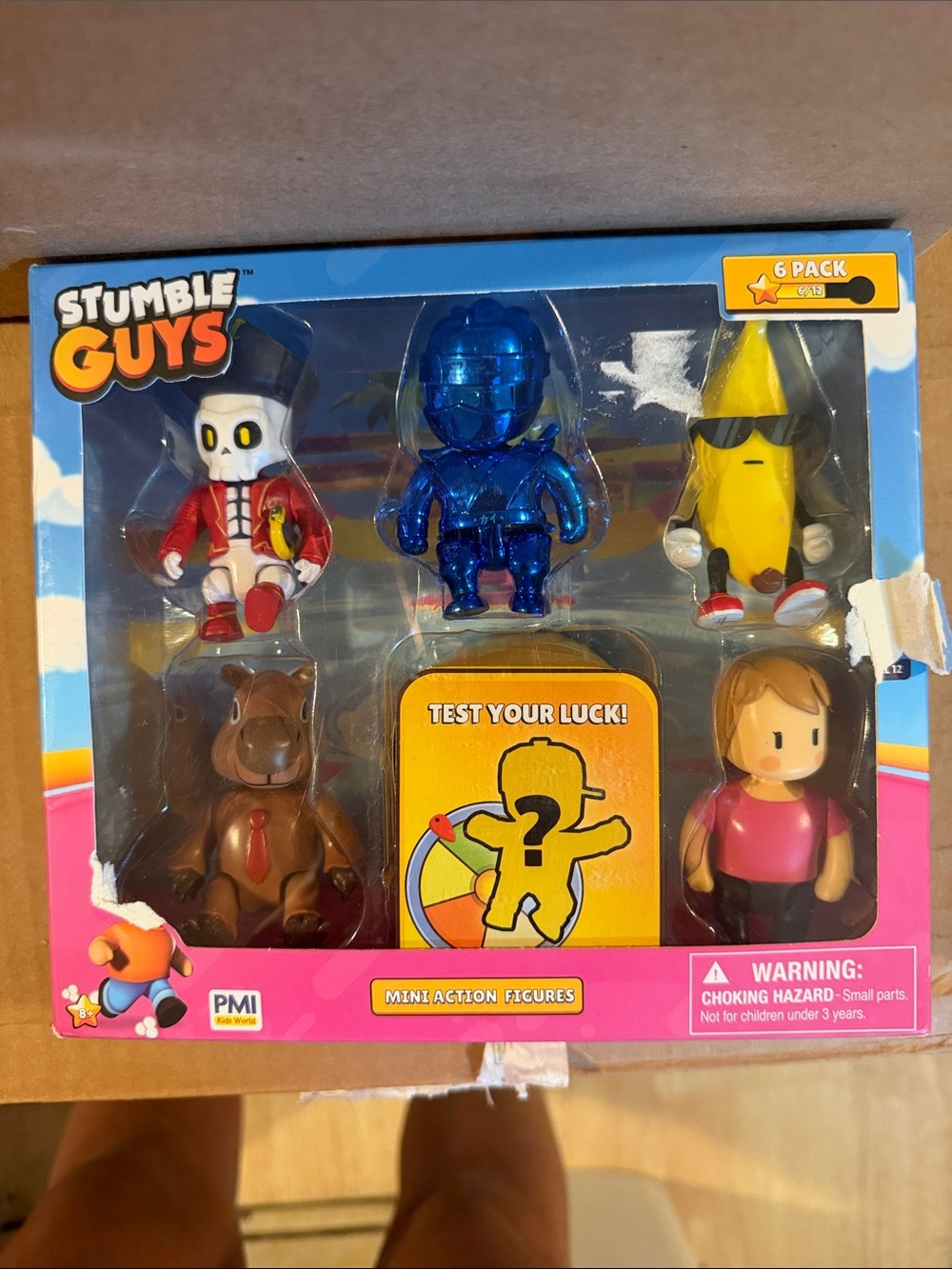 Stumble guys 6pack mini action figures